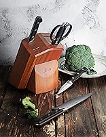 Vista 5 de Cangshan V2 Series 1022520 Juego de cuchillos de arranque de acero alemán forjado de 5 piezas, acacia