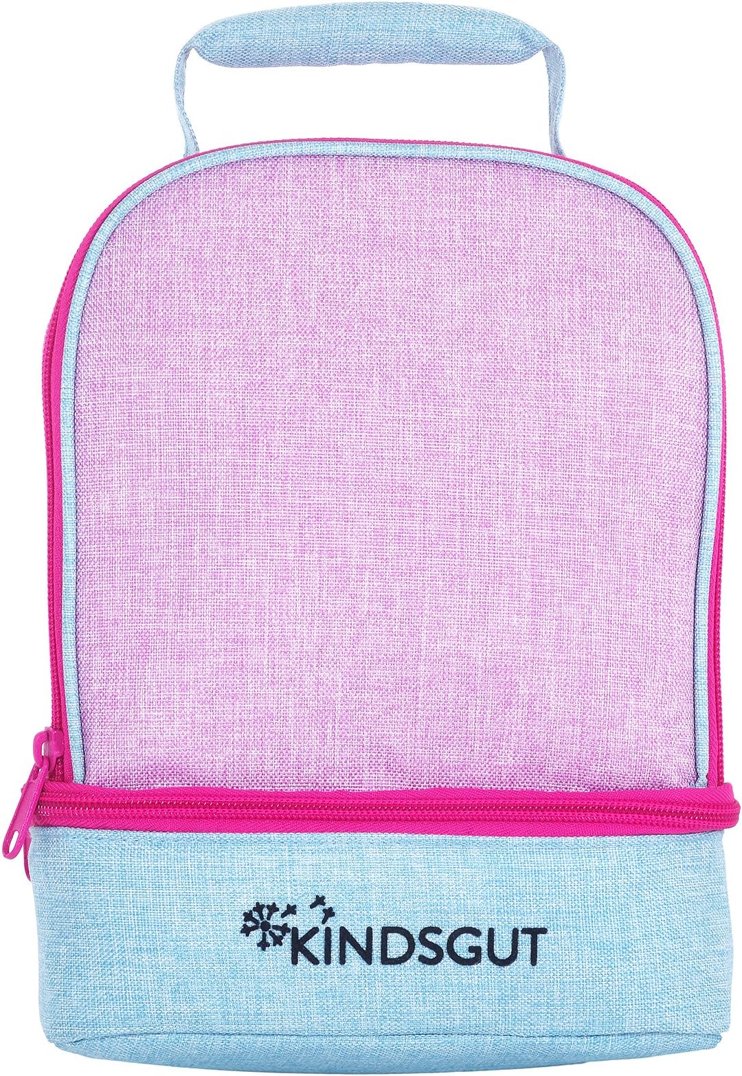 Kindsgut Backpack for Small Children, Nursery Backpack with 2 compartments and Chest Strap, for Children from Approx. 1 Year, Suitable for Kindergarten and Small outings, Delicate Pink