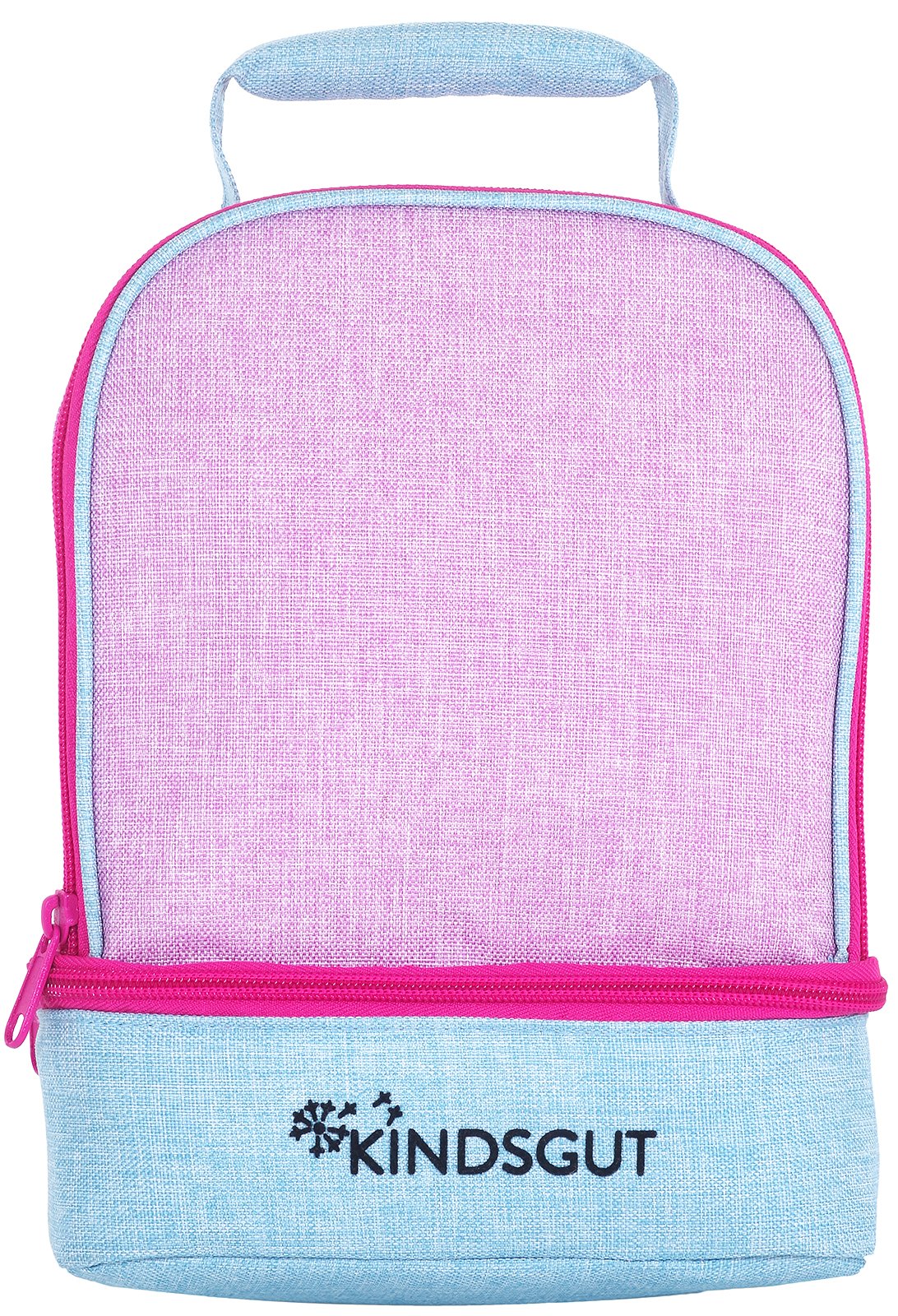 Kindsgut Backpack for Small Children, Nursery Backpack with 2 compartments and Chest Strap, for Children from Approx. 1 Year, Suitable for Kindergarten and Small outings, Delicate Pink