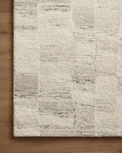 Miniatura 5 de Loloi Amber Lewis x Loloi Rocky Collection ROC-01 - Alfombra de área de 5 pies x 7 pies y 6 pulgadas, color marfil y plateado