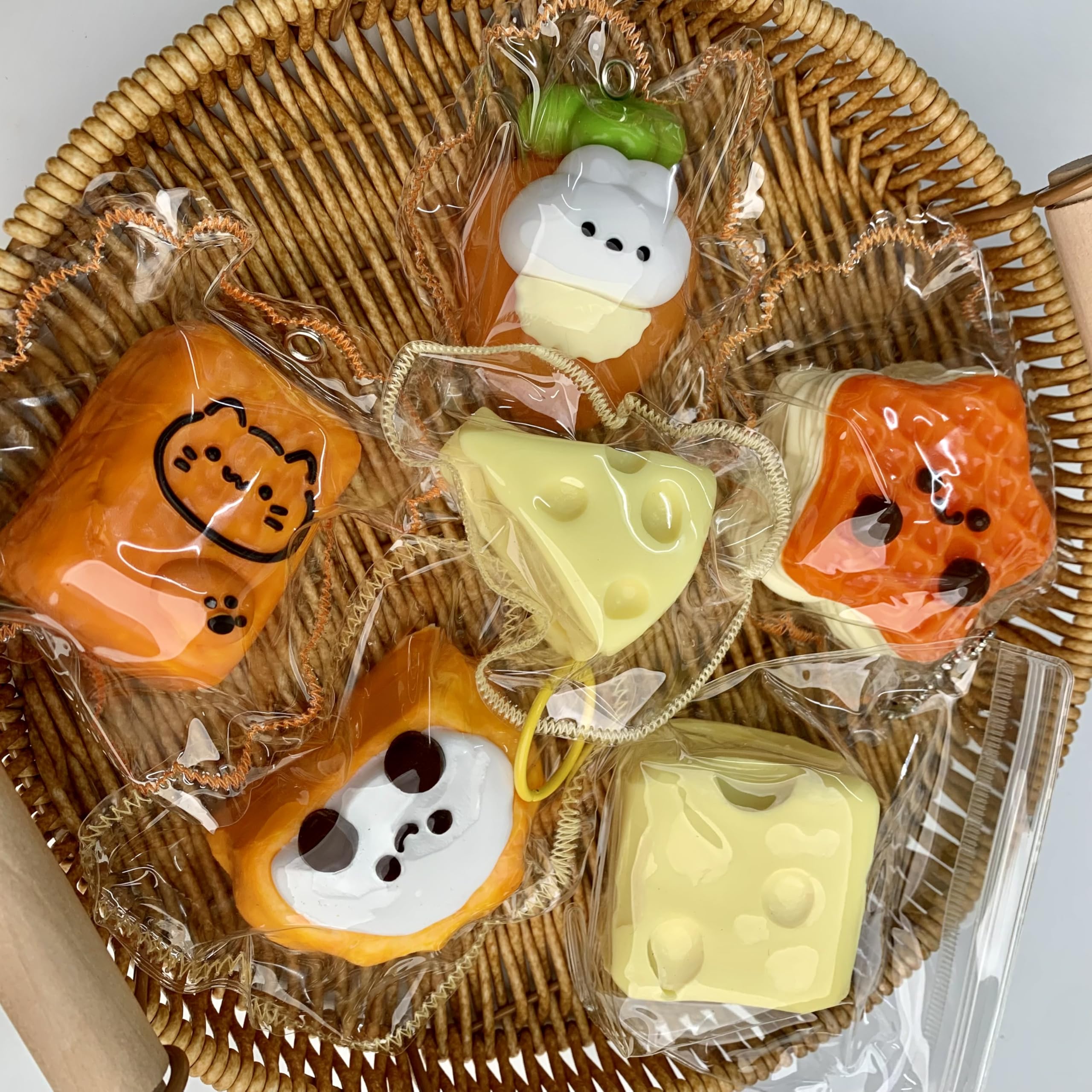 Amazon.com: Taba Squishies Pack Random Box Bread Animal Squishy