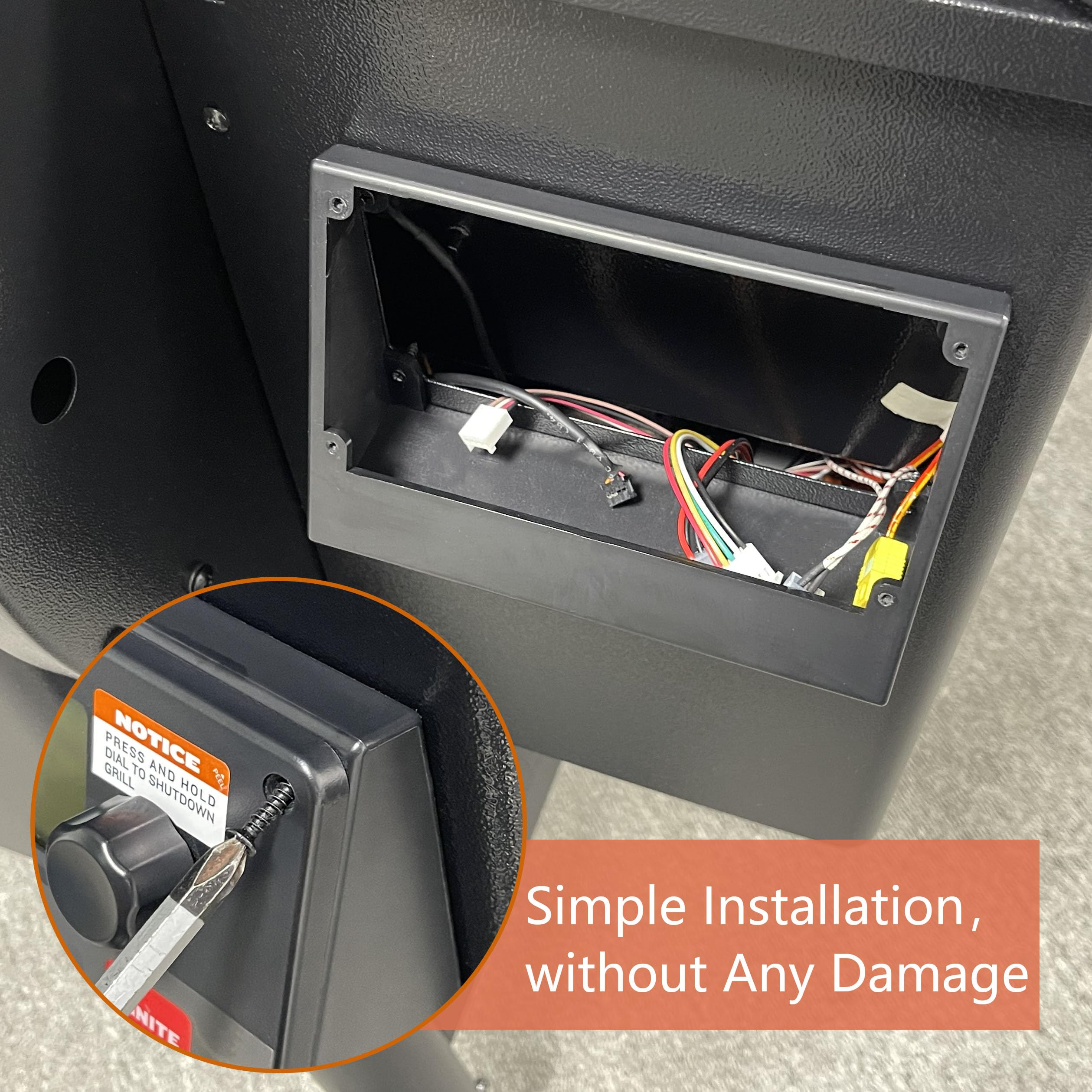 Traeger D2 Controller Angle Mount - Easy Viewing Accessory For Ironwood, Pro, Silverton & Timberline Grills