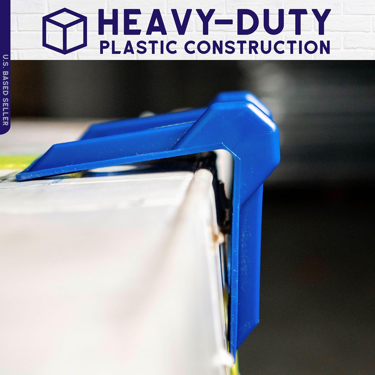 BISupply Plastic Edge Protector Cargo Corner Guards 10pk - V-Shaped Freight Flatbed Load Tie Down Truck Strap Protectors