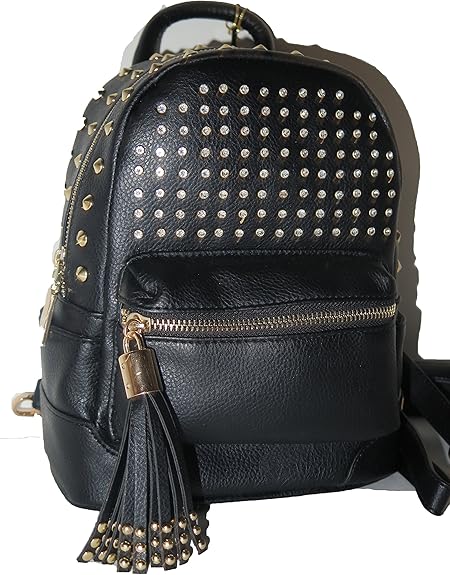 bebe black backpack purse