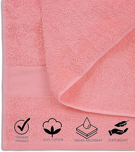 Miniatura 4 de Softolle Sábanas de baño 100 % algodón de lujo, toallas de algodón de 600 GSM para baño, juego de 2 toallas de baño, ecológicas, súper suaves,