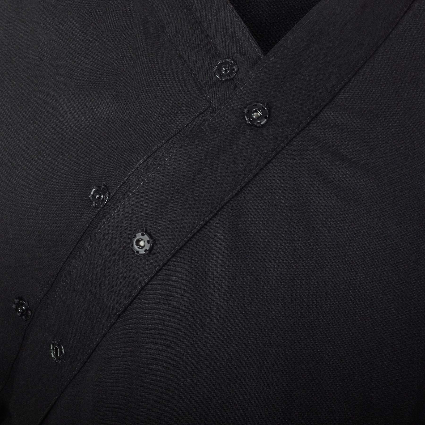 Leinen (Mittel) Kung Fu & Tai Chi Shirt Diagonaler Kragen Langarm Knielang - Taiji Anzug