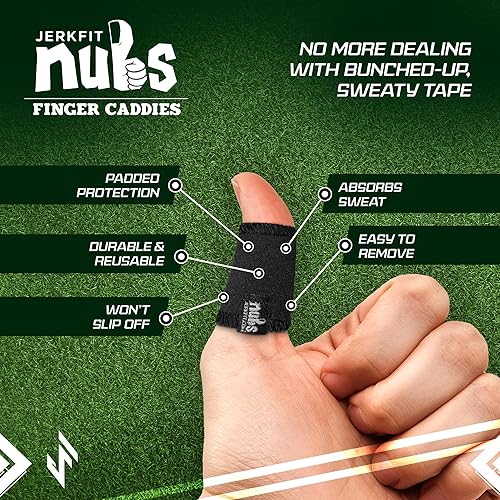 Miniatura 2 de NUBS Caddies para los dedos  Mangas para el pulgar y los dedos para evitar ampollas de golf par