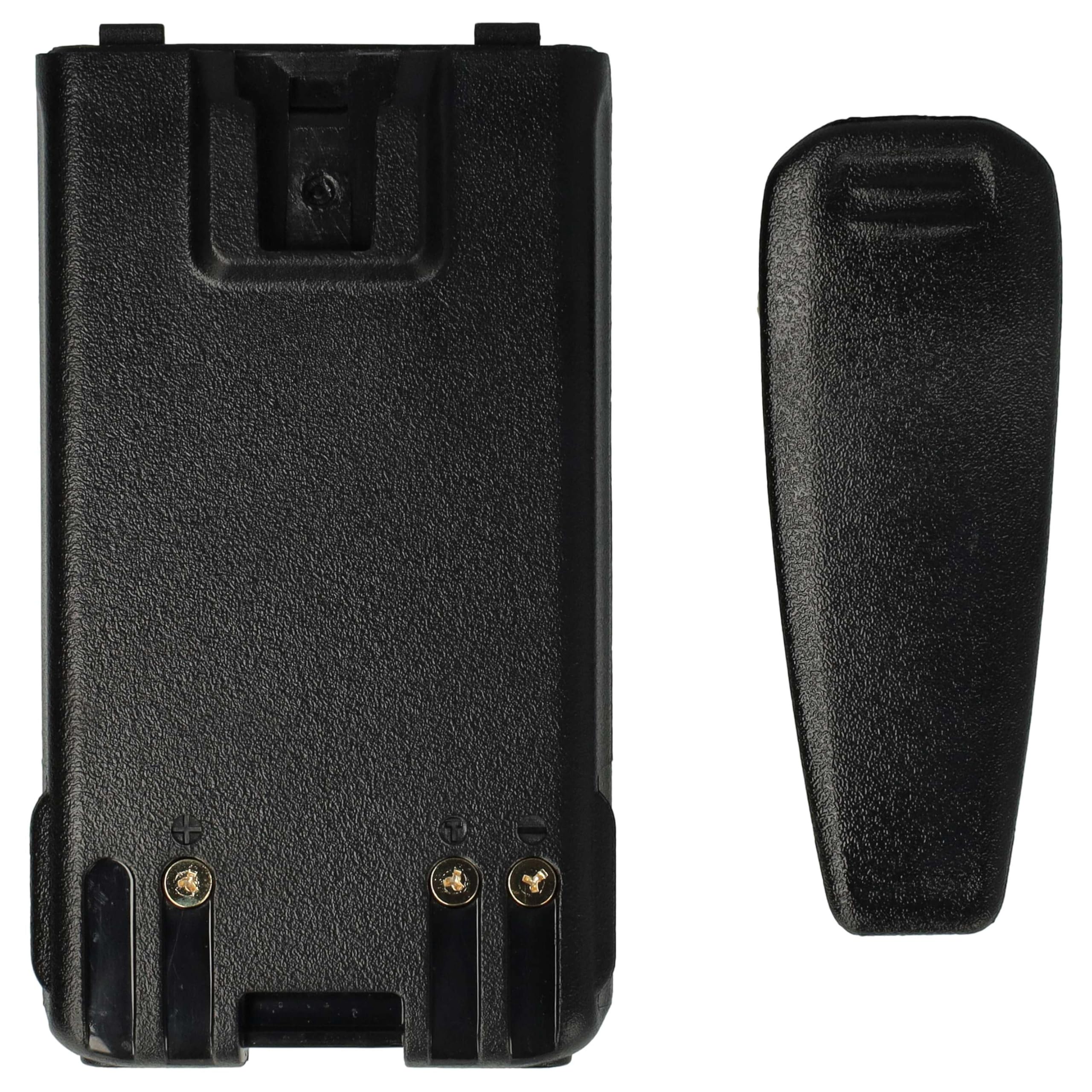 vhbw 2x batteria sostituisce Icom BP-264 per radio (1600mAh, 7,2V, NiMH) + clip