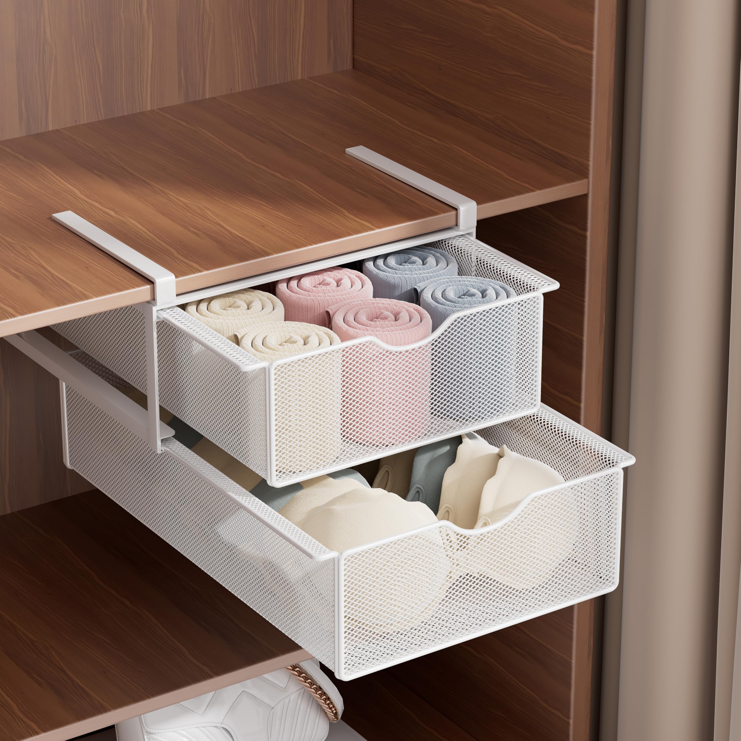 Amazon.com: ADVEZO Underwear Drawer Organizer for Closet, Hanging