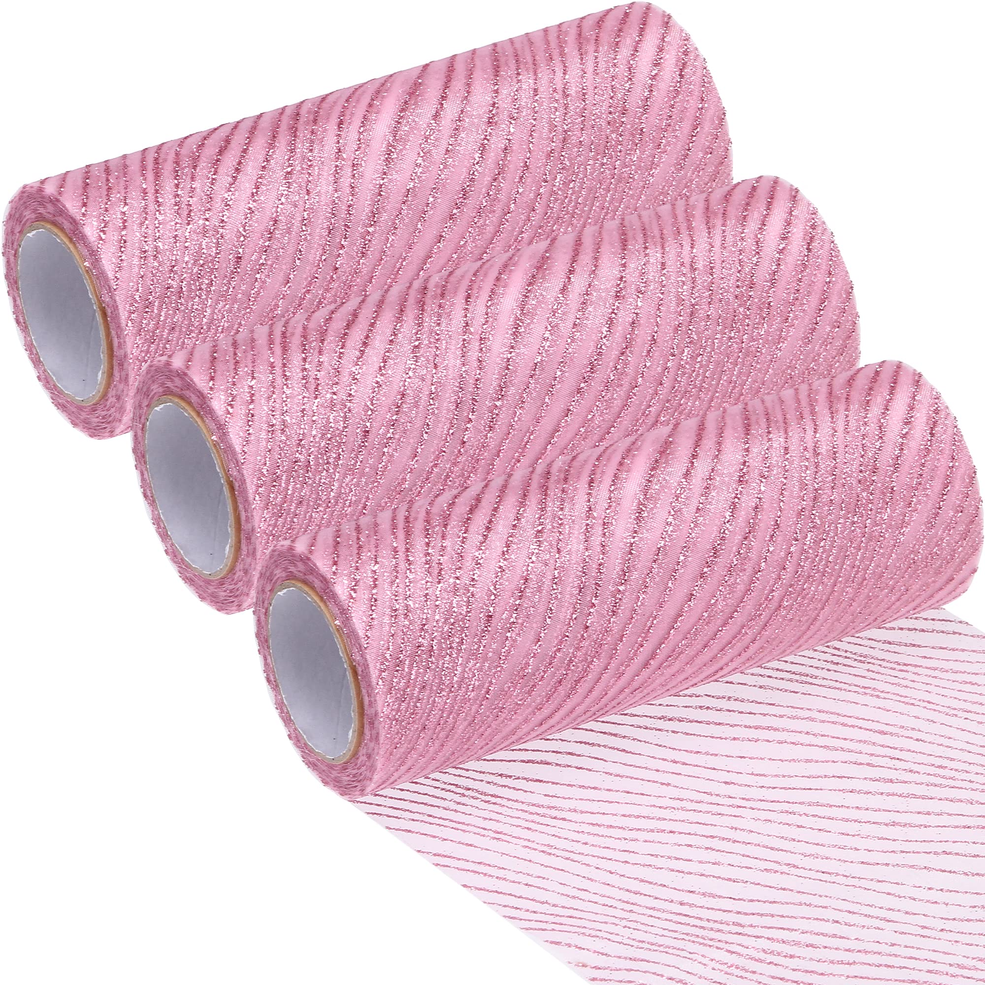 Yarn Mesh Ribbon Snapklik.com : Sea Team 6-Inch-Wide Sheer Glitter Yarn Ribbon ...