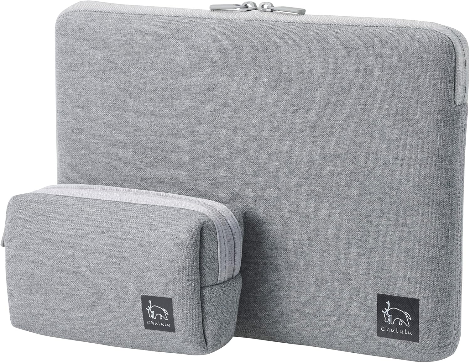 Hakuba AMZSCH-PCP116MG (Amazon.co.jp Exclusive) HAKUBA Chululu PC Inner Case for 11.6 Inches, Multi Pouch Set, Melange Gray, Vertical Storage Available