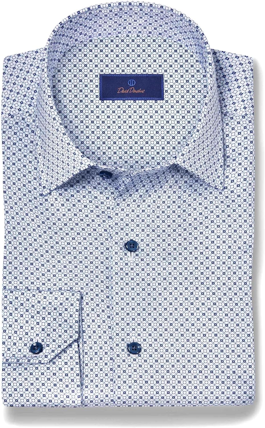 David Donahue Men's Long Sleeve Casual Sport Shirt