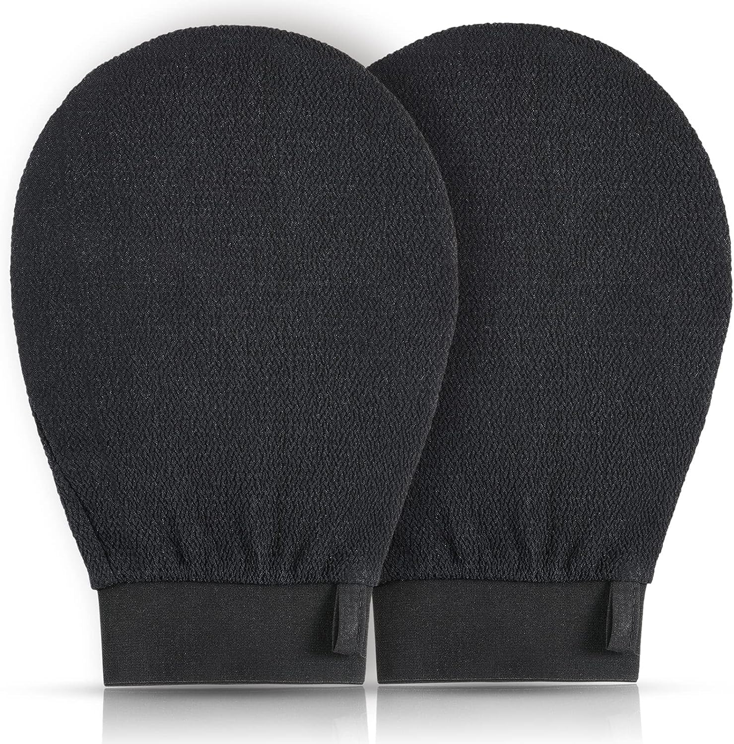 Deep Exfoliating Glove 2PCS Exfoliating Body Scrubber for Bath Shower, Exfoliating Mitt Body Scrub for Dead Skin Remover, Body Exfoliator for Spray Tan Removal or Keratosis Pilaris