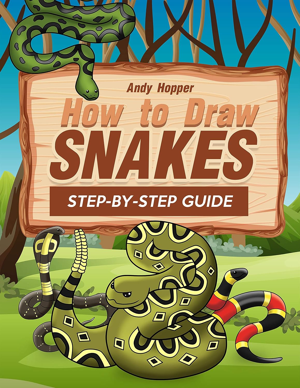 Amazon.com: How to Draw Snakes Step-by-Step Guide: Best Snake Drawing ...