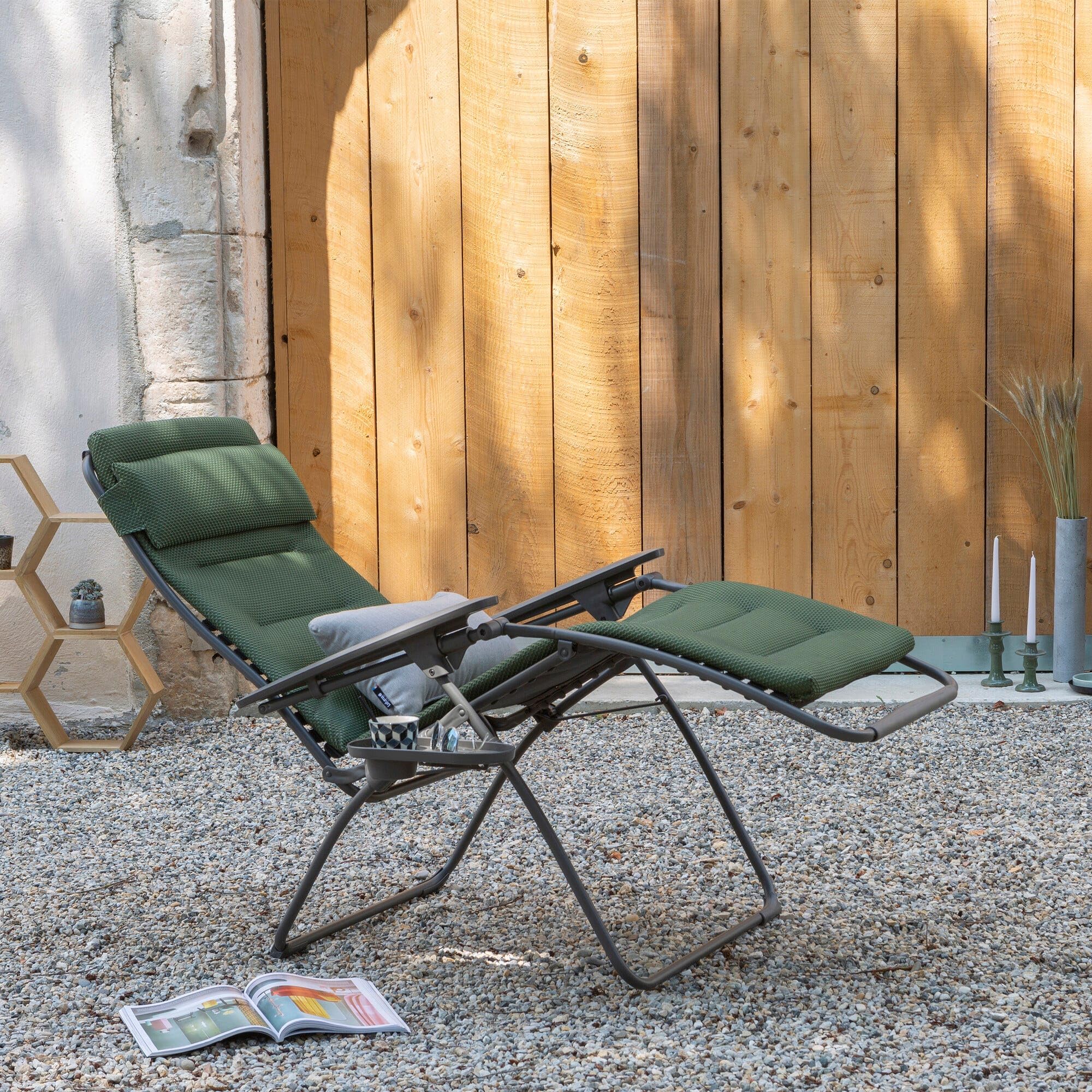 Lafuma - Fauteuil Pliant matelassé Zéro Gravité
