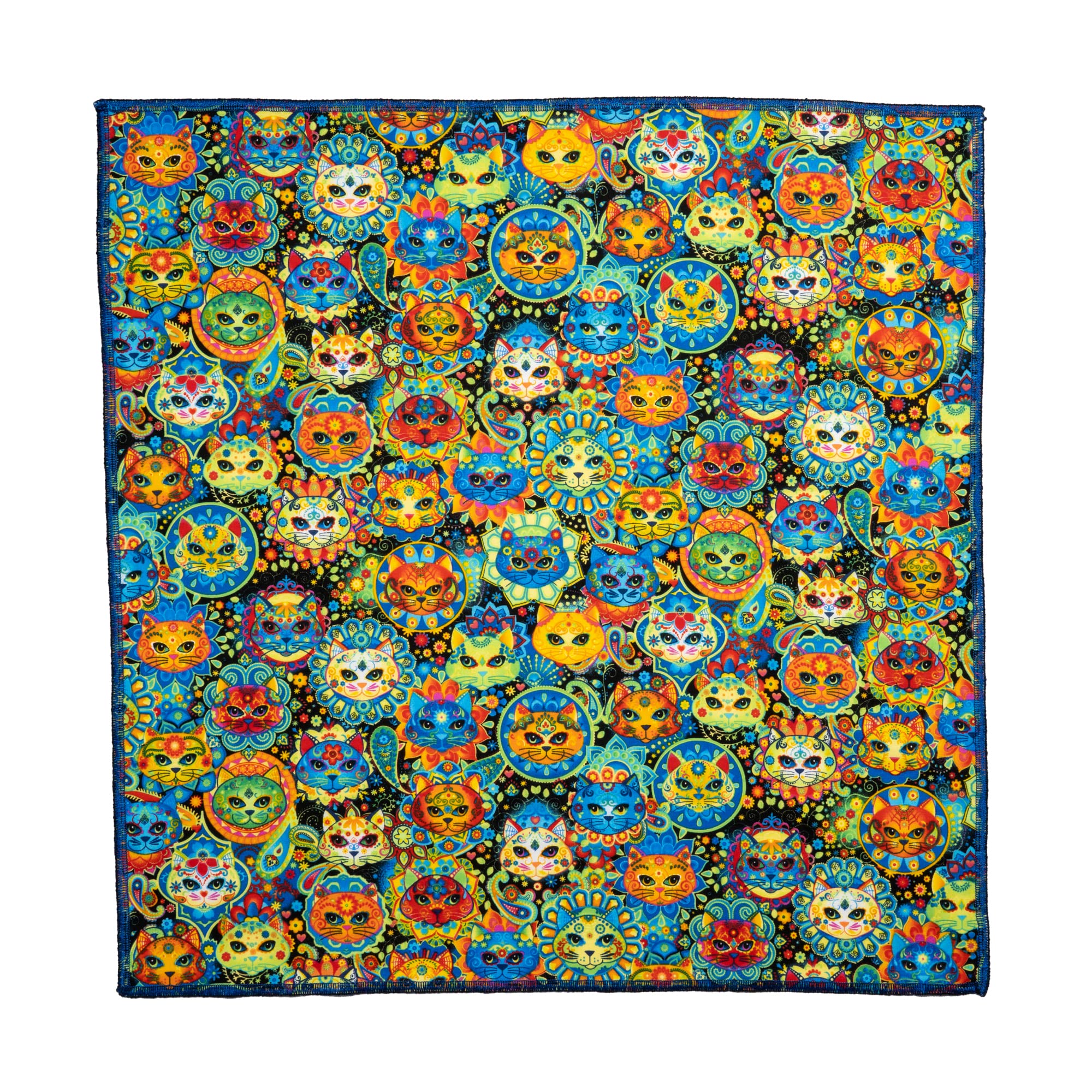 Day of the Dead Cats Mandala Bandana