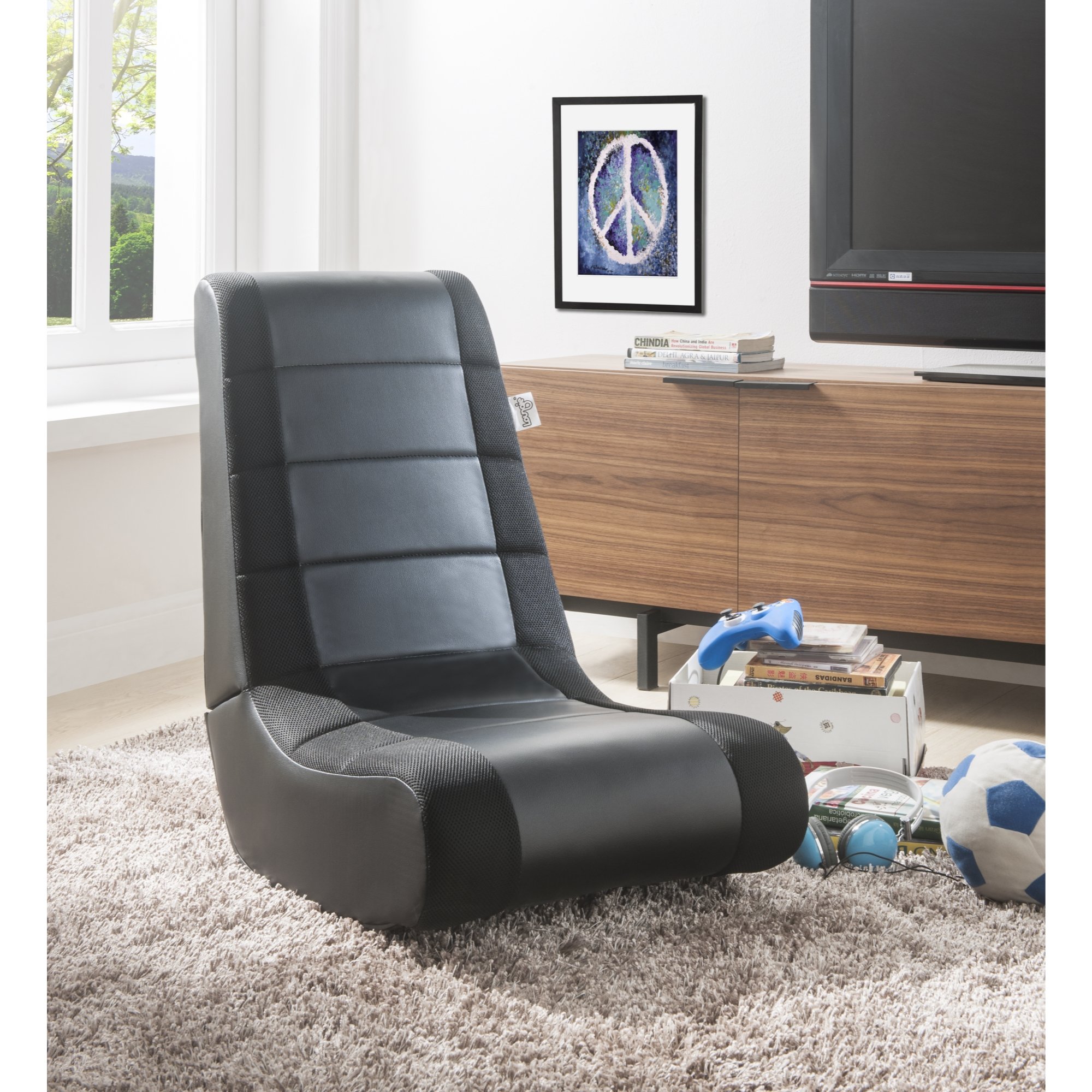 Foldable Upholstered Game Chairs Loungie Upholstered Folding