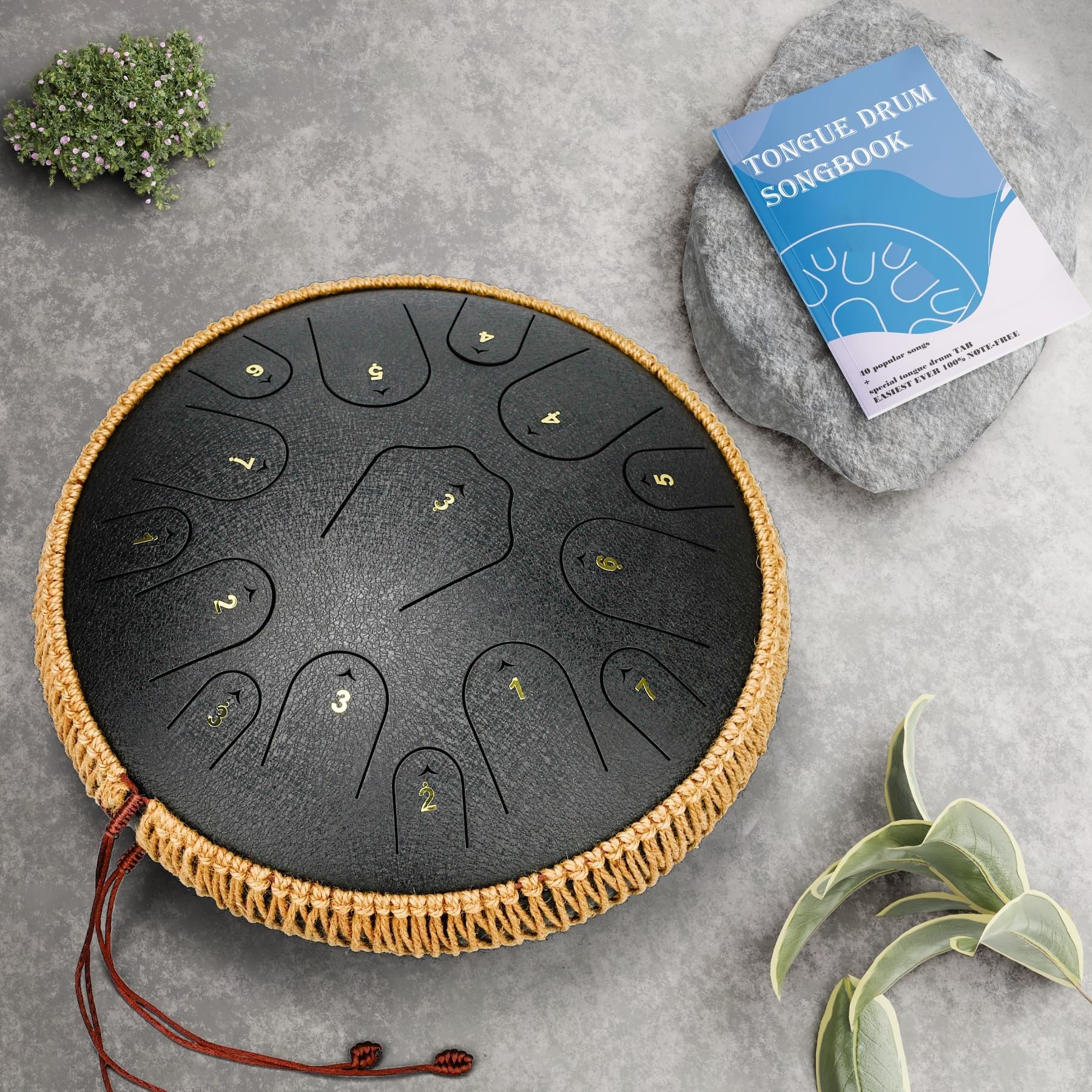 Amazon.co.jp: ハンドパンドラム、Cメジャースチールタンドラム、14