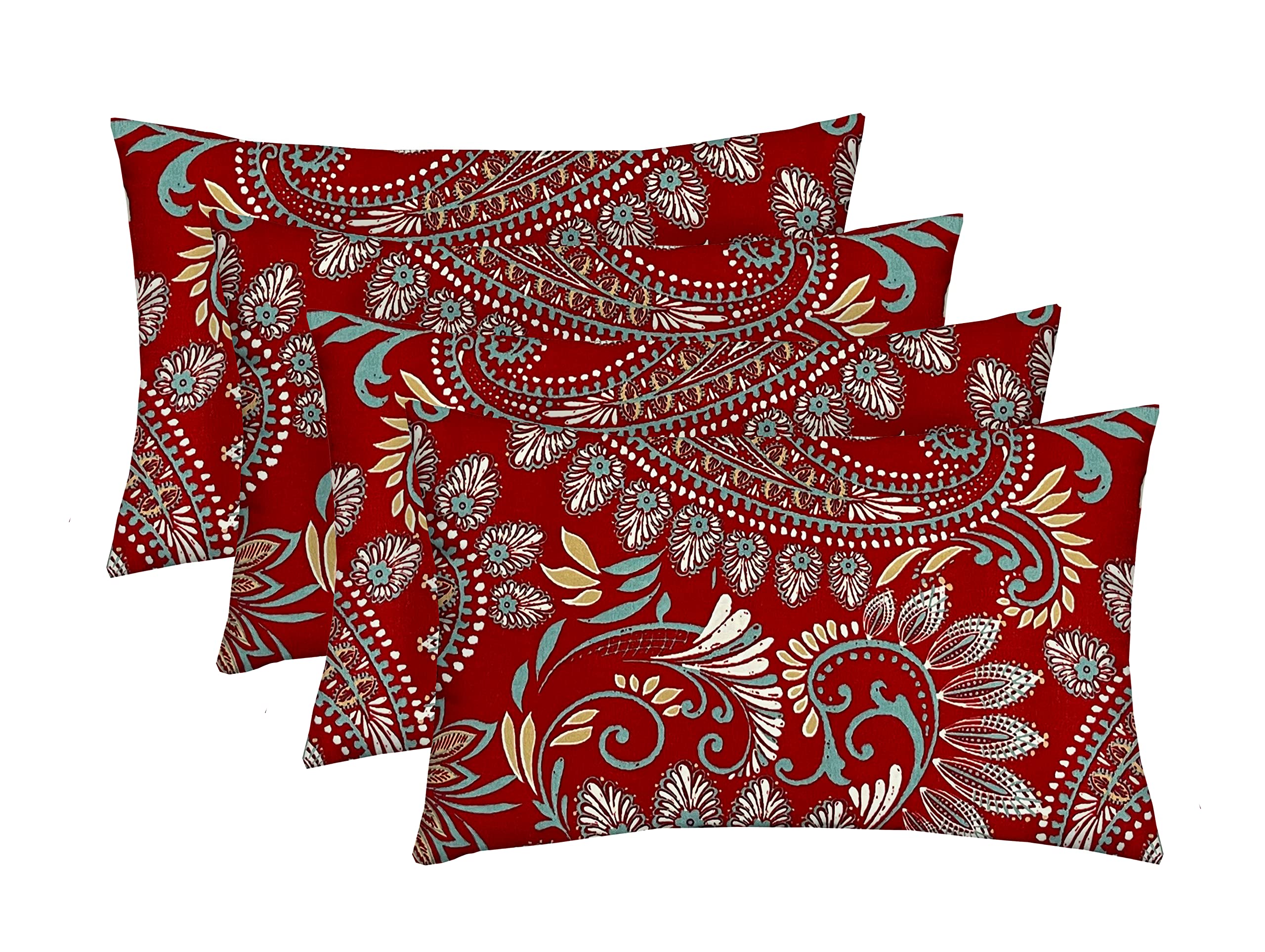 Resort Spa Home Decor Lumbar Throw Pillows Set of 4 | 20