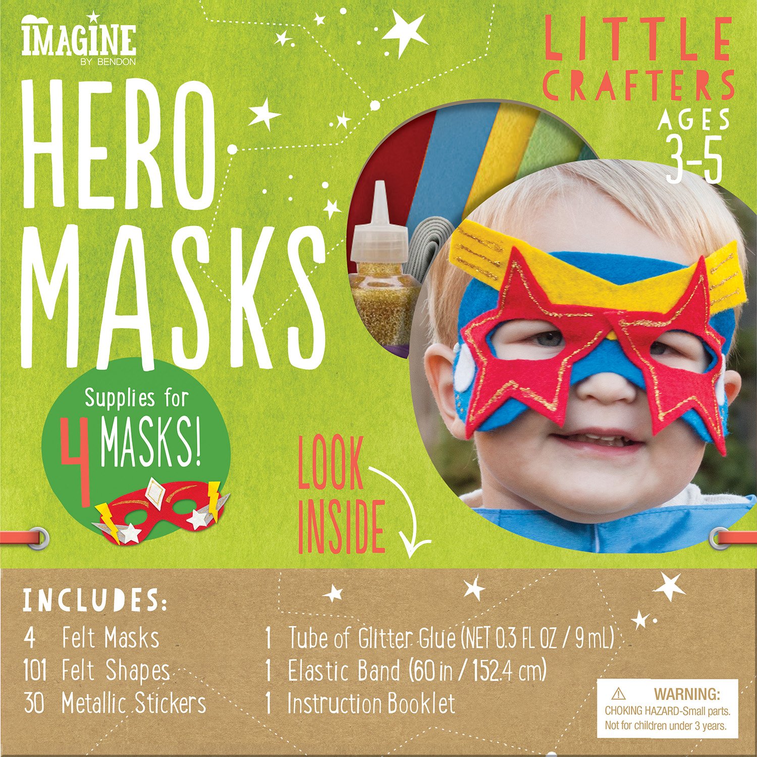 Bendon Imagine Little Crafters Hero Masks Craft Kit (41156)