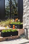Veradek Bloc Series Planteur de boîtes à fenêtres - Pot de fleurs rectangulaires pour fenêtre intérieure ou extérieure Sill/Balcony.Utiliser tout le temps avec les trous de drainage.Décor moderne pour les sucents, les herbes, les petites plantes