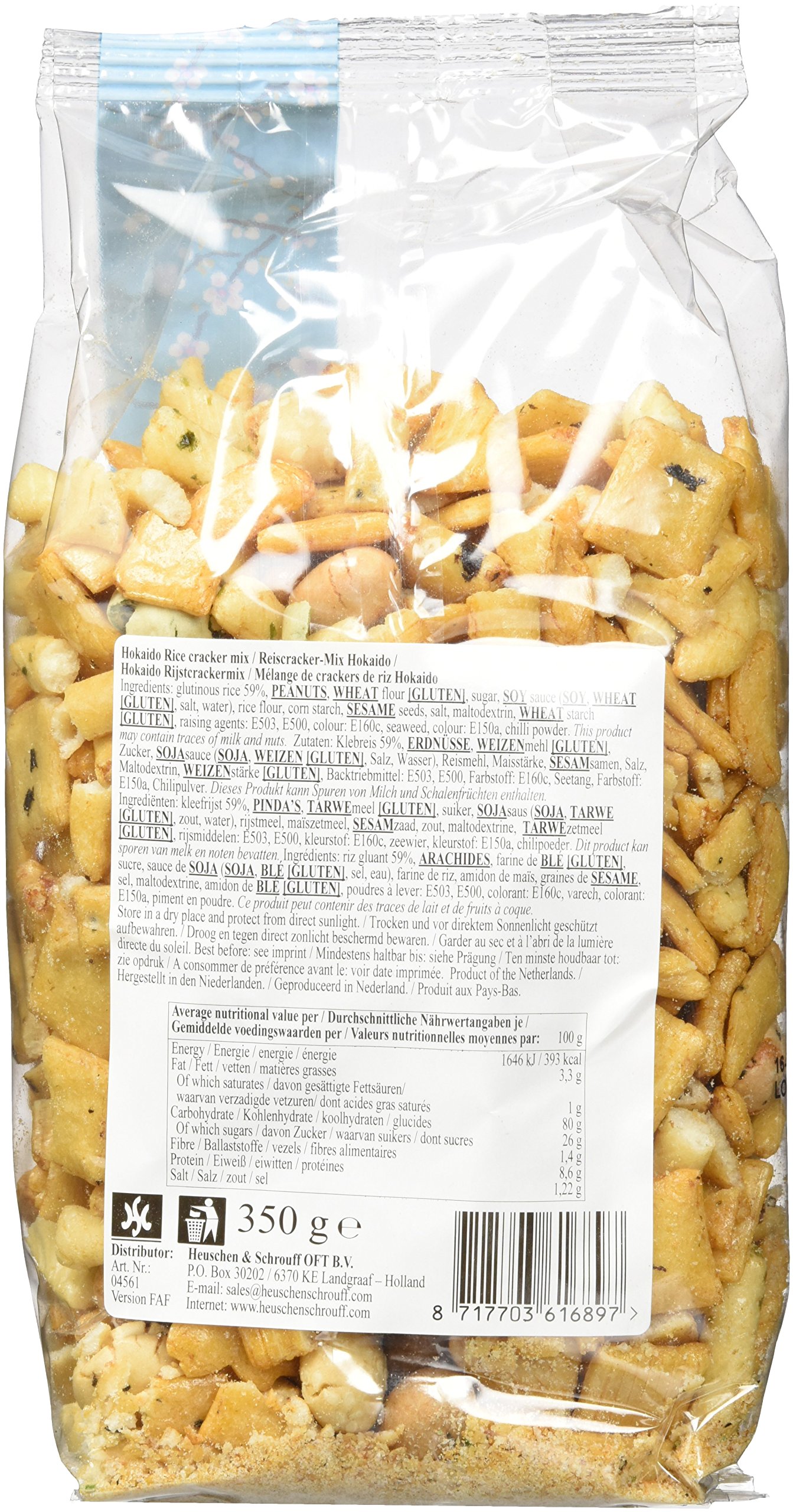 Golden Turtle Hokaido Reiscracker-Mix, 10er Pack (10 x 350 g)