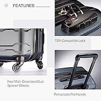 Vista 91 de Samsonite Omni PC - Maleta extensible rígida, Negro