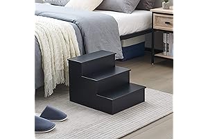 KB Designs - 3 Step Wood Step Stool: The Premium Step Stool...