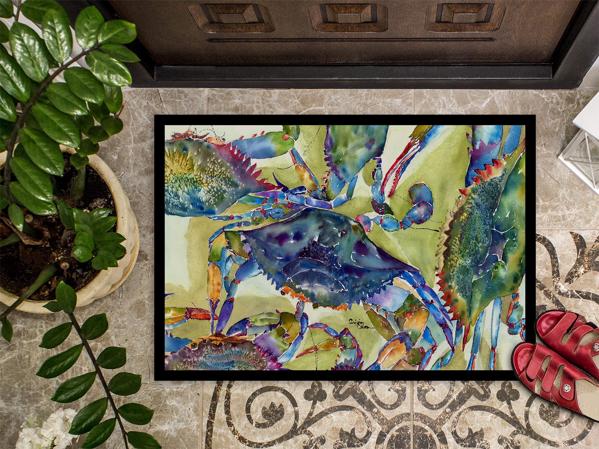 Caroline's Treasures - Zerbino per interni ed esterni, 45,7 x 68,6 cm, multicolore