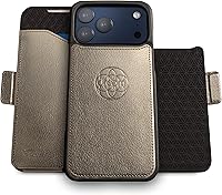 Vista 78 de Dreem Fibonacci - Funda tipo cartera para iPhone 14 Plus Funda desmontable de piel vegana 2 en 1 con soporte integrado, soporte para tarjetas