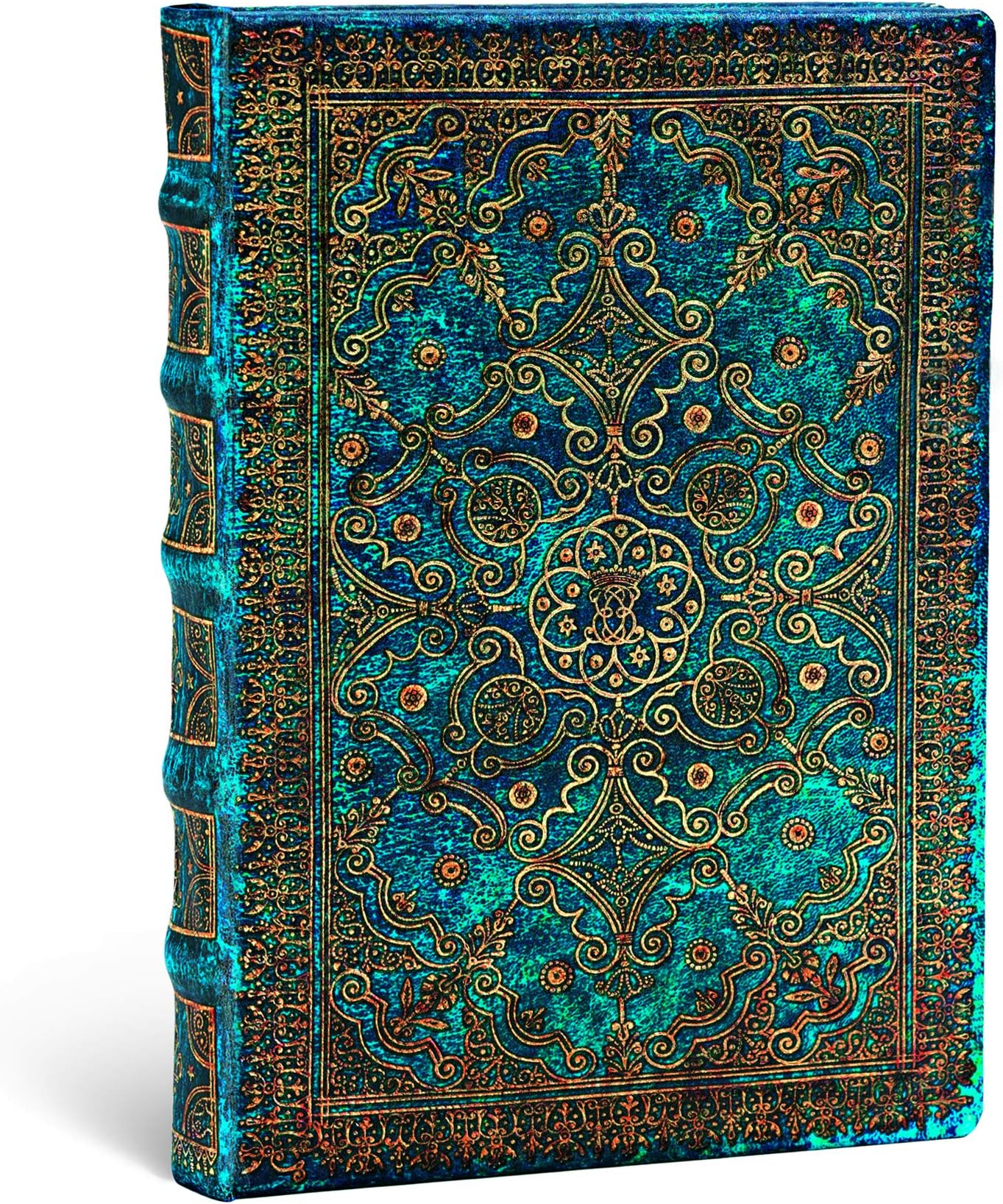 Azure (Equinoxe) Midi Lined Hardcover Journal (Elastic Band Closure)
