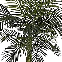Vista 5 de Palmera de areca artificial de caña de oro Nearly Natural