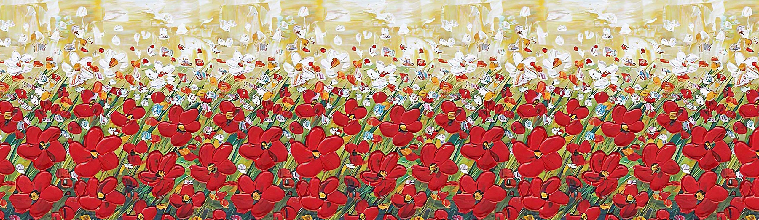 WallDesign Designer Artistic Red & White Flowers Wall Border Sticker - 5.25 inch Width by 30 ft Length (B08P1ZZ3Z6) Amazon Price History, Amazon Price Tracker
