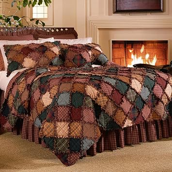 Donna Sharp Cotton Full/Queen Quilt - Campfire, 91" x 91"