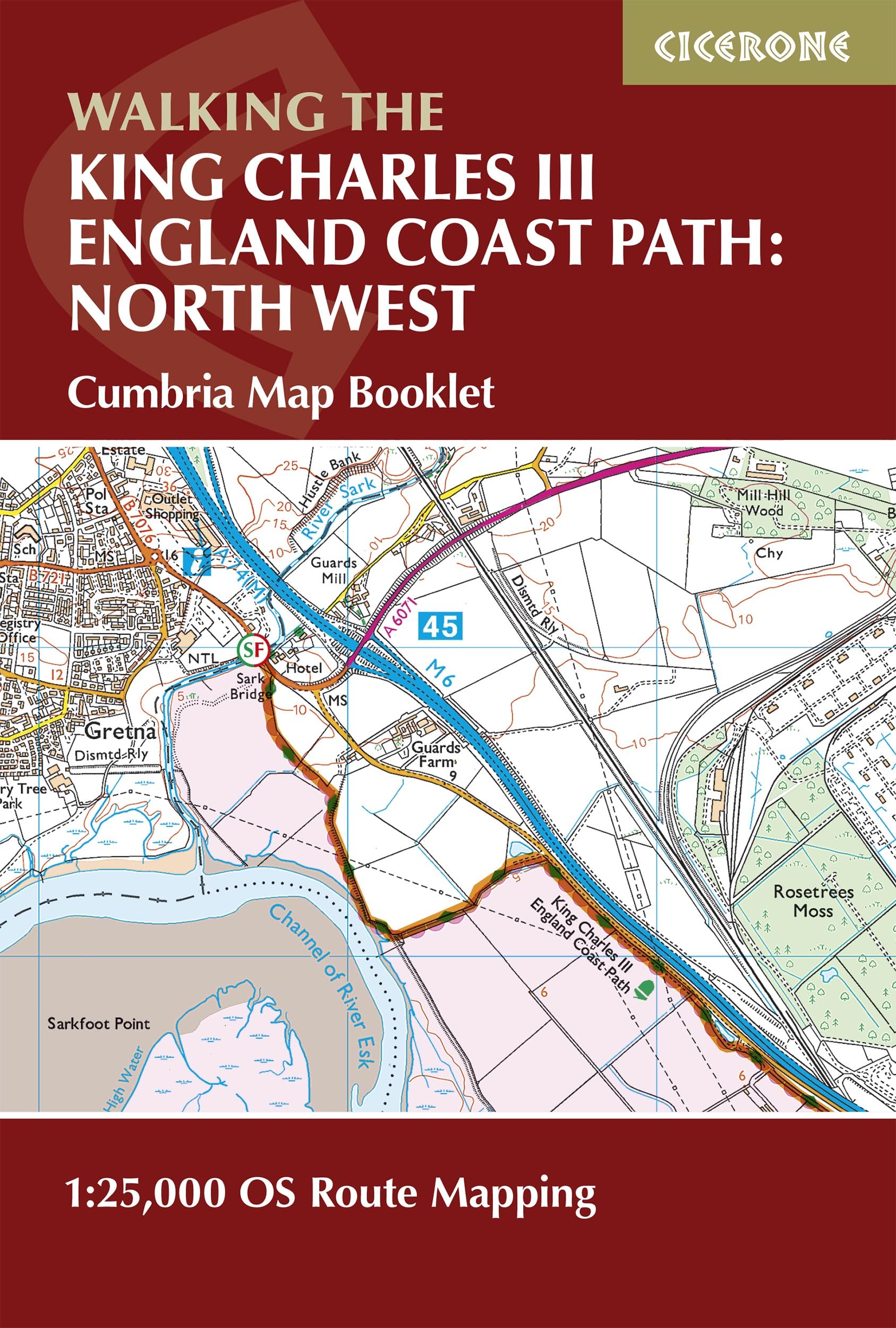 Walking the King Charles III England Coast Path: North West - Cumbria Map