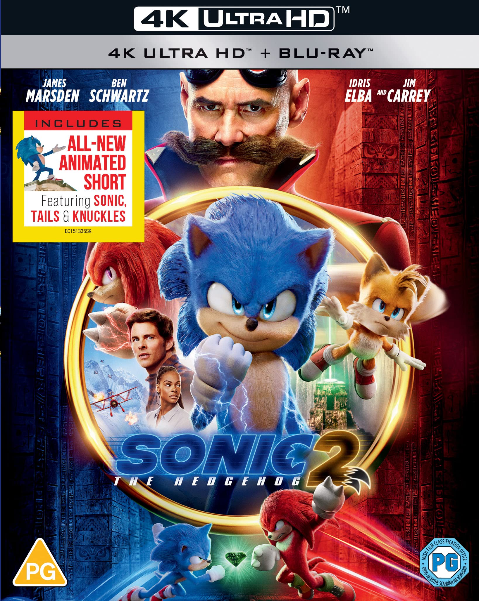 Buy Sonic The Hedgehog 2 [Bluray] [Region A & B & C] Online at