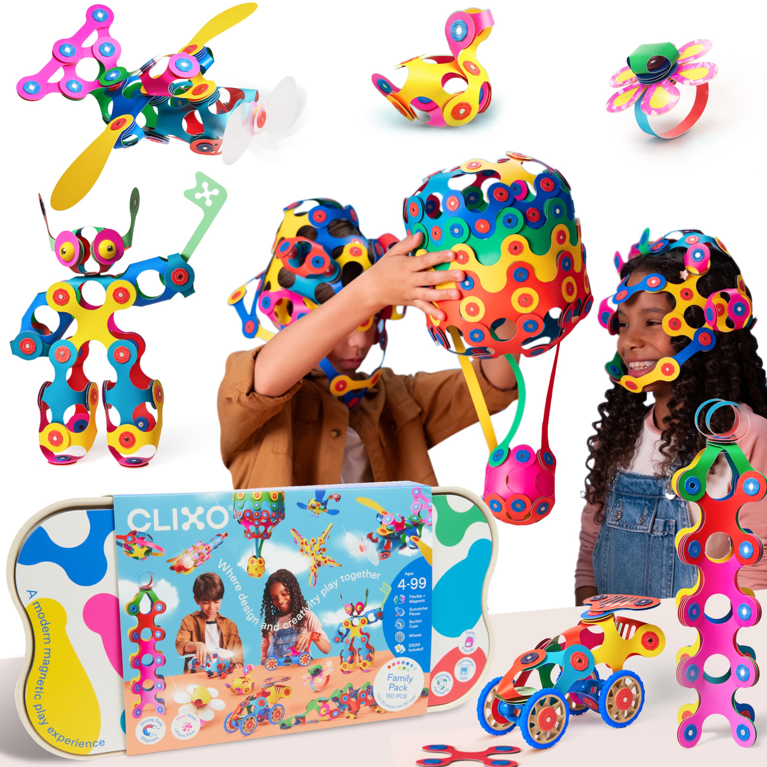 【SMI】エフェクティブ・コミュニケーション フルセット Amazon.com: Clixo Mega Pack – 150-Piece Flexible Magnetic Building