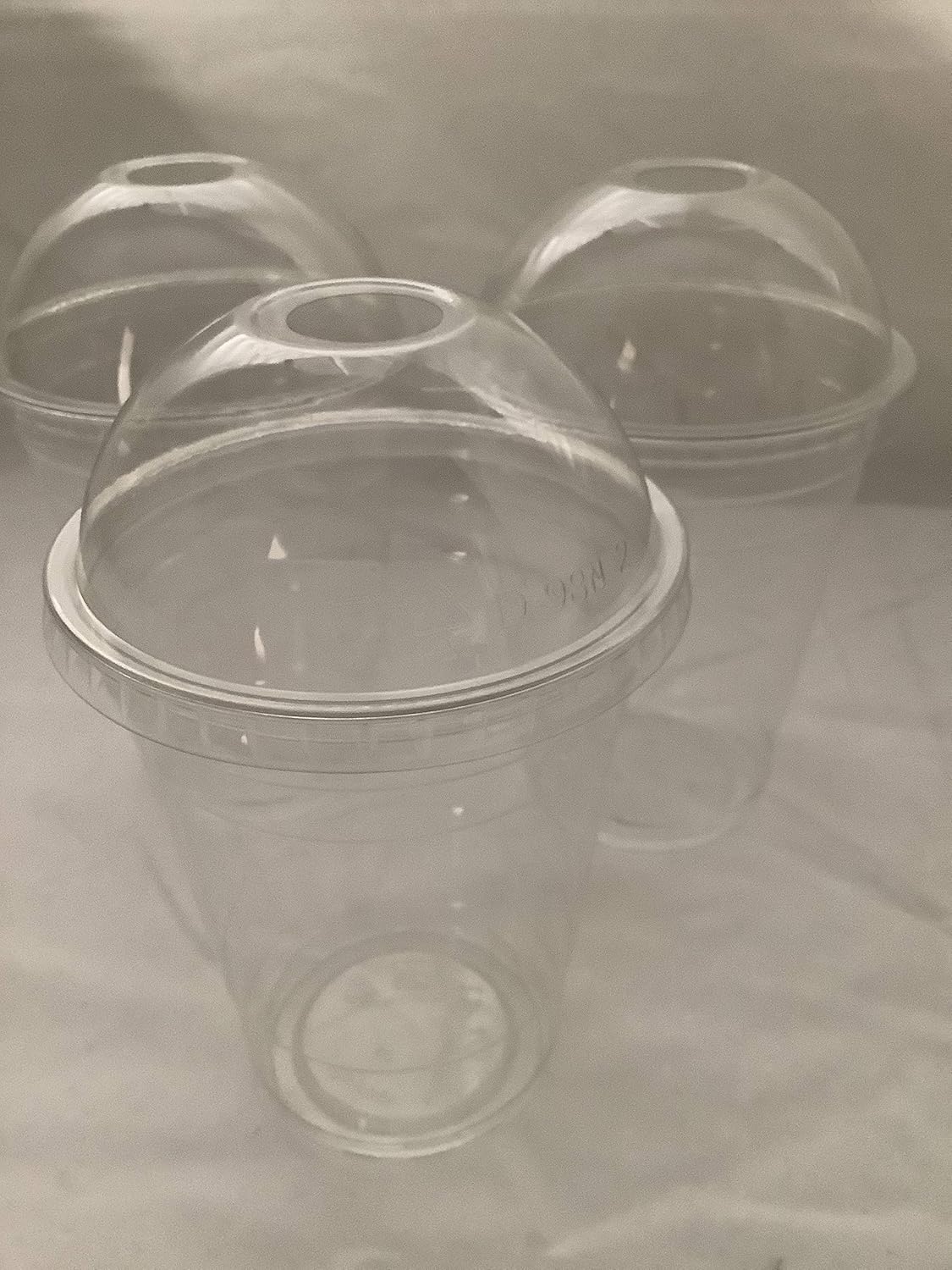 Buy Royal [100 Sets 12 oz.] Clear Plastic Cups with Dome Lid with