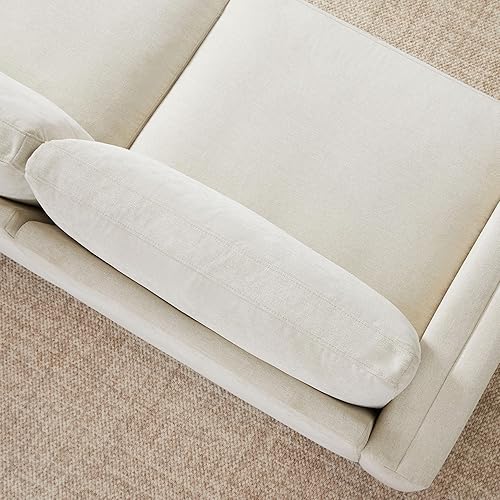 Miniatura 6 de CHITA Súper Grande Sofá Modular Seccional Convertible en Forma de U de Lujo, Sofá Moderno Relleno de Plumón, Sofá Nube de Asiento Profundo, 153