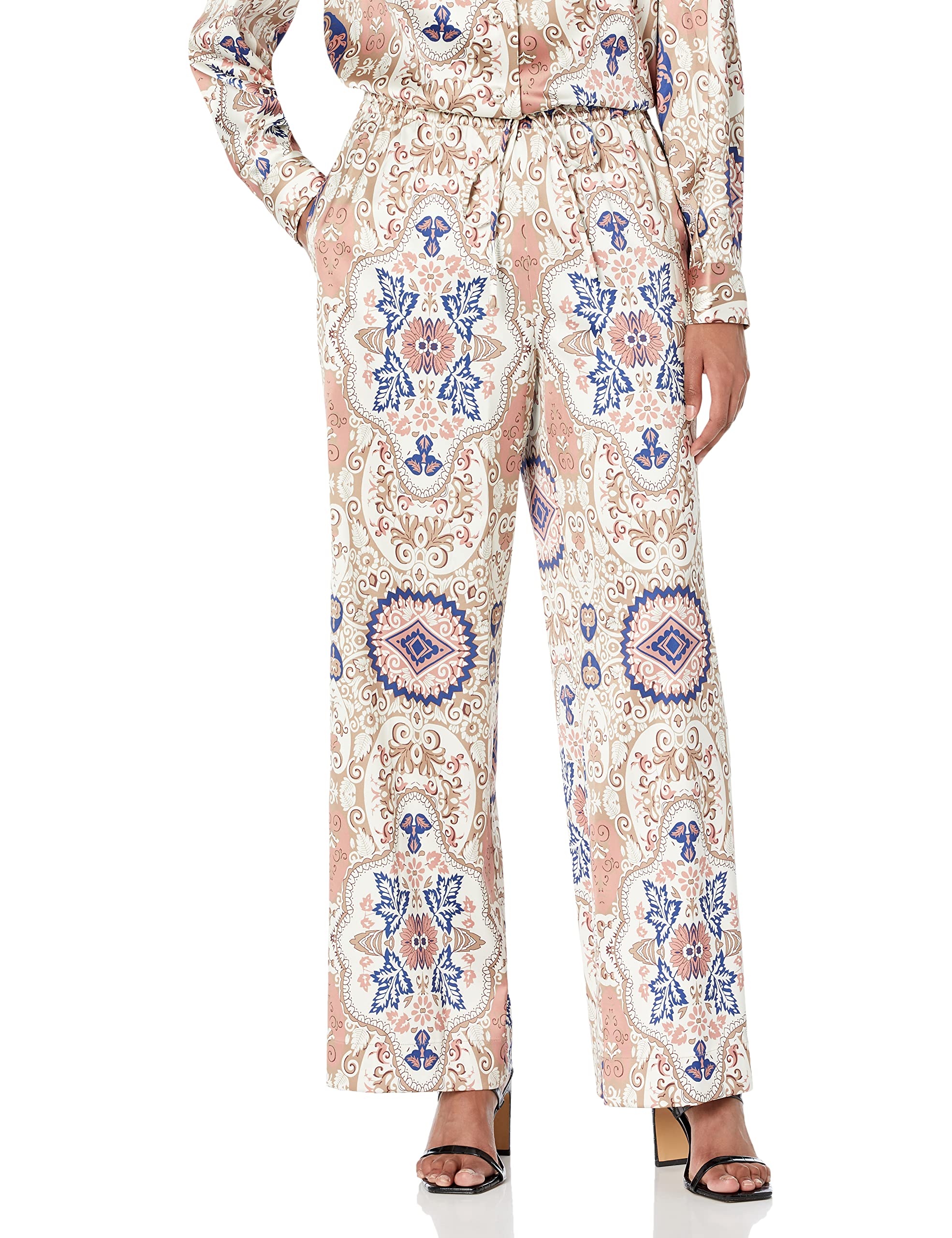 Porsha Williams x The Drop Womens Print Drawstring Waist Pants