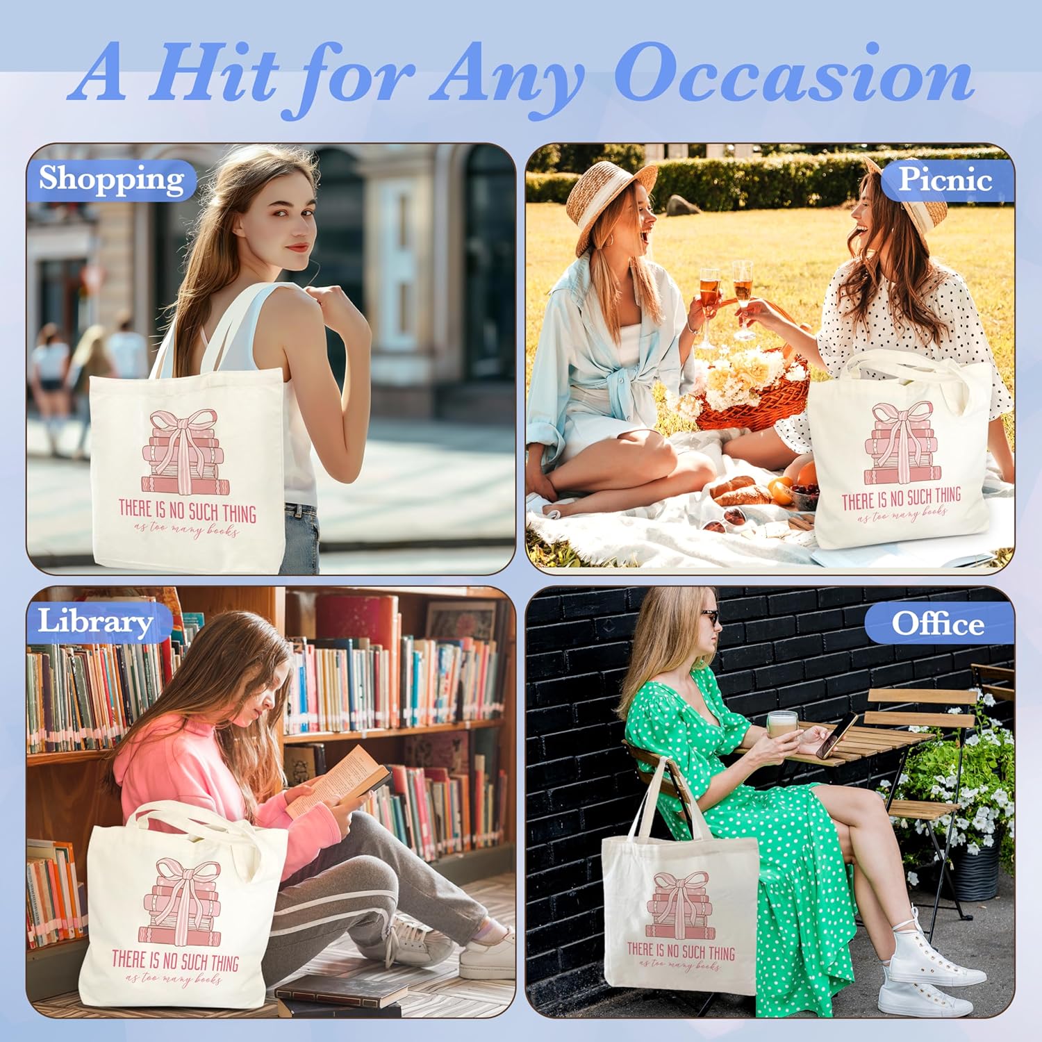 Pink Canvas Bag - Image 4