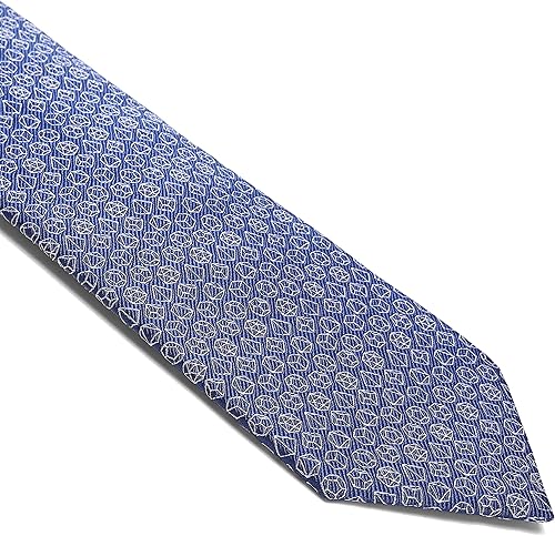 Miniatura 4 de ASVP Shop Elegante corbata de dados poliédricos Dados Tie D&D Dungeon Master's Gift Accesorio DnD