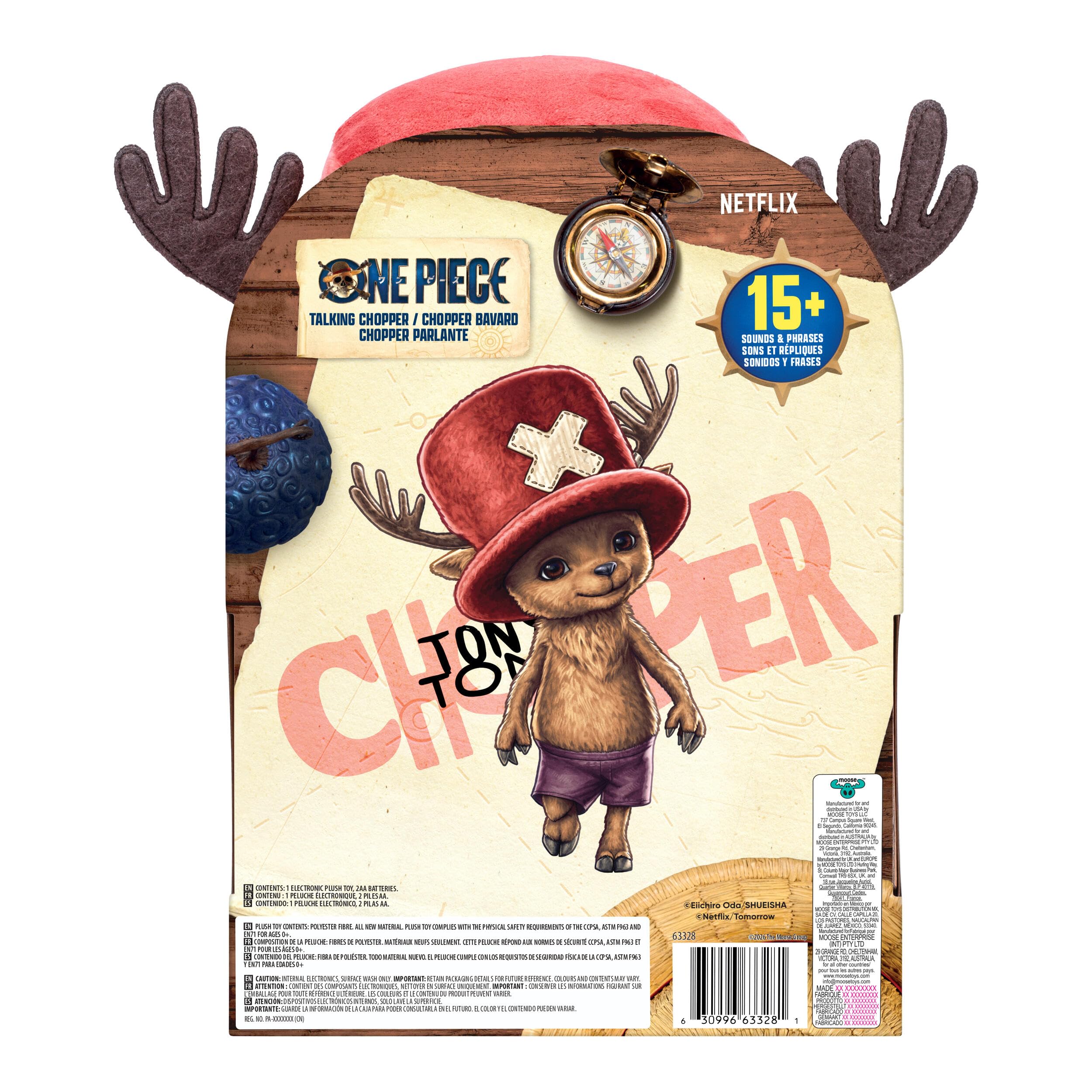 One Piece S2 Effetti sonori Peluche Chopper