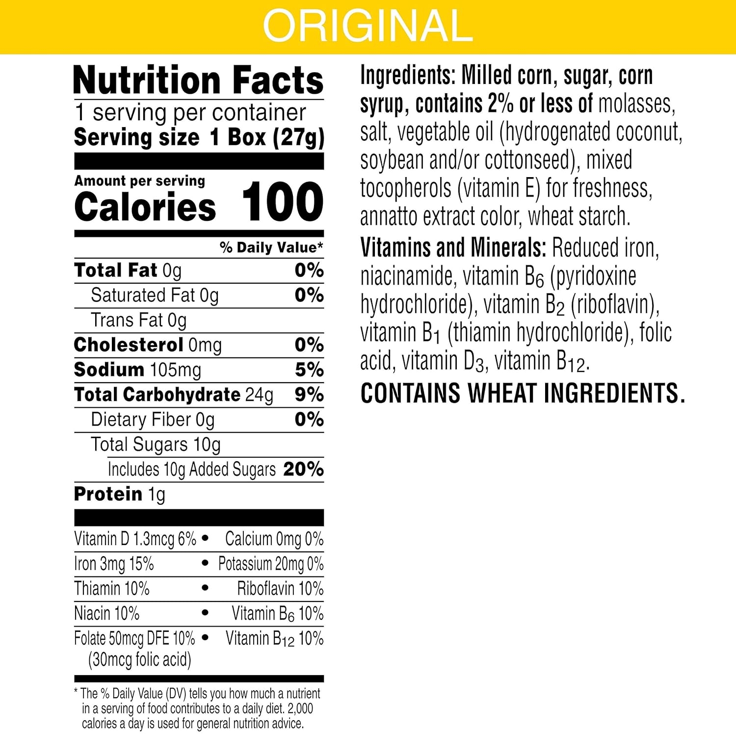 Kellogg’s Corn Pops, Breakfast Cereal, Original, Single Serve, 0.95 oz Box(Pack of 70)