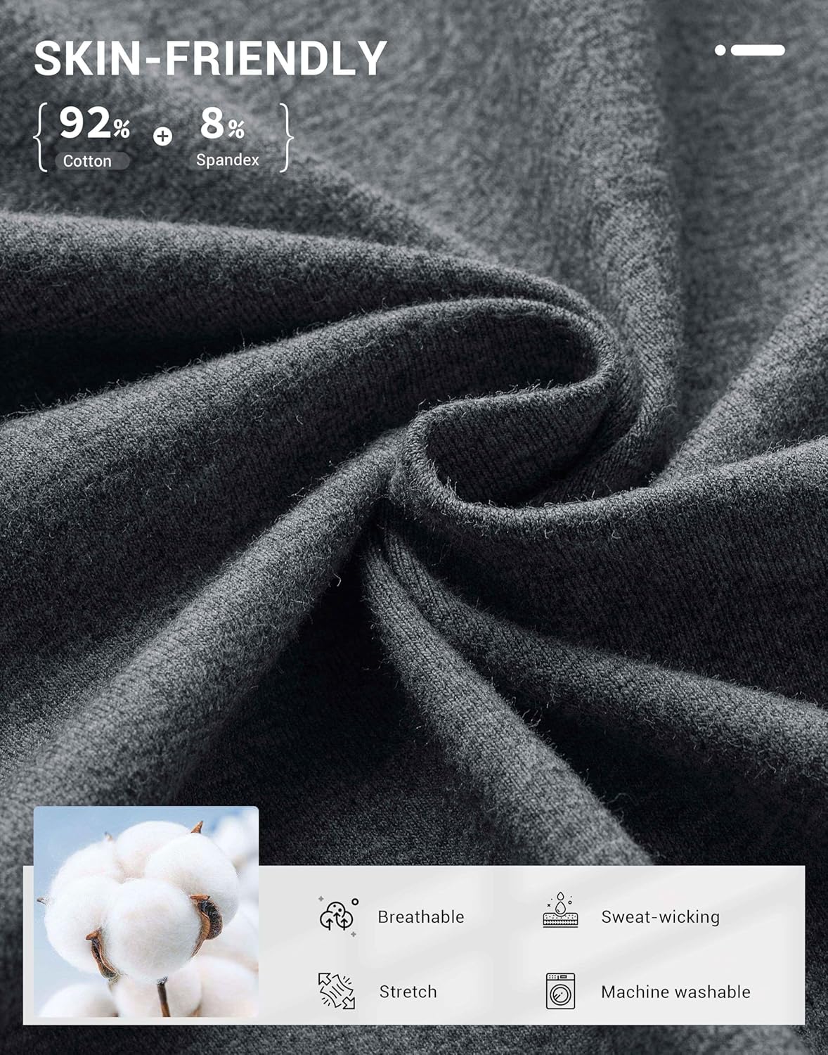 G Gradual Women's 30"/32"/34" Inseam Tall Sweatpants Cotton Joggers with Zipper Pockets Yoga Lounge Athletic Pants for Women - Image 4