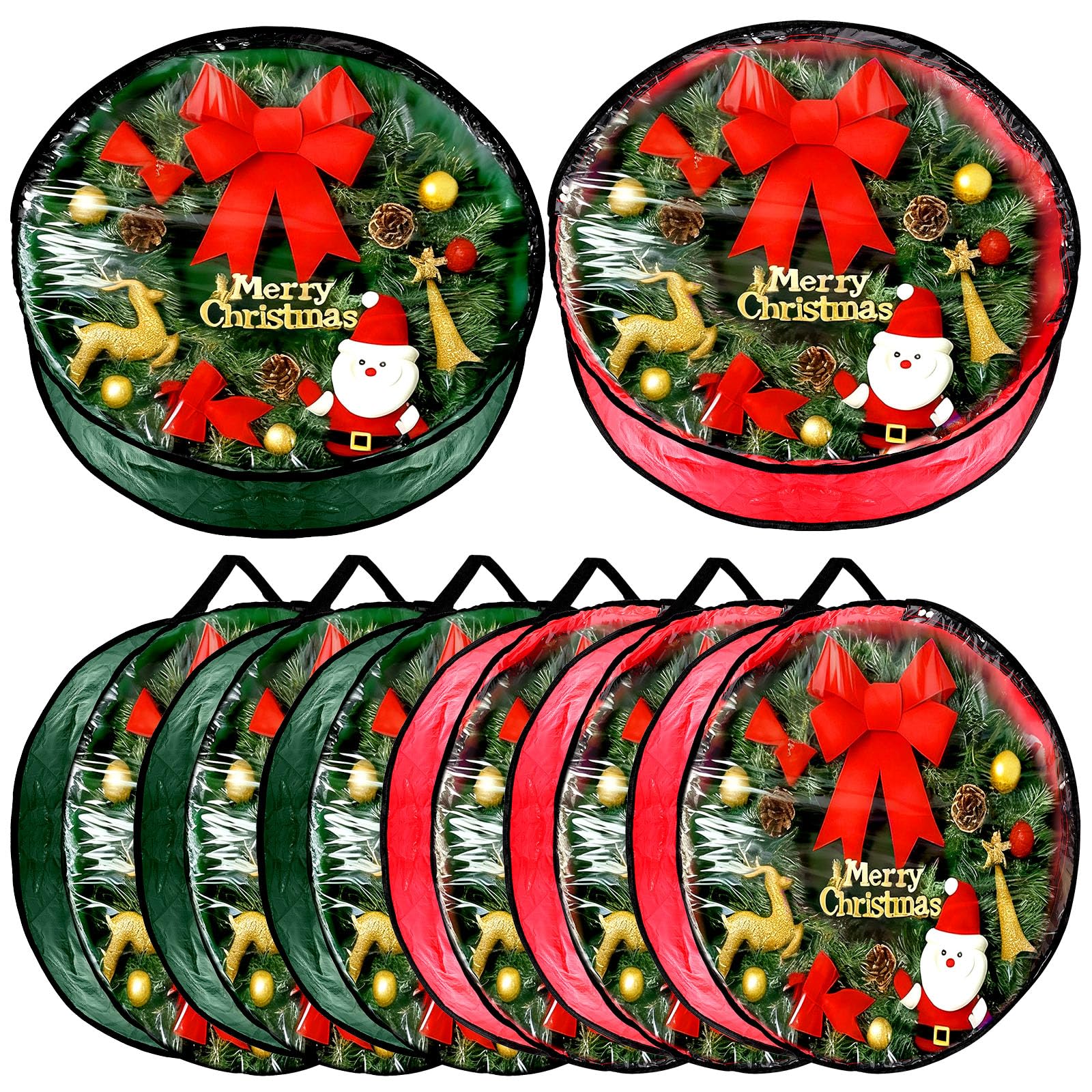 Sac de rangement rond de Noël Dunzy pour éviter poussière et déchirure