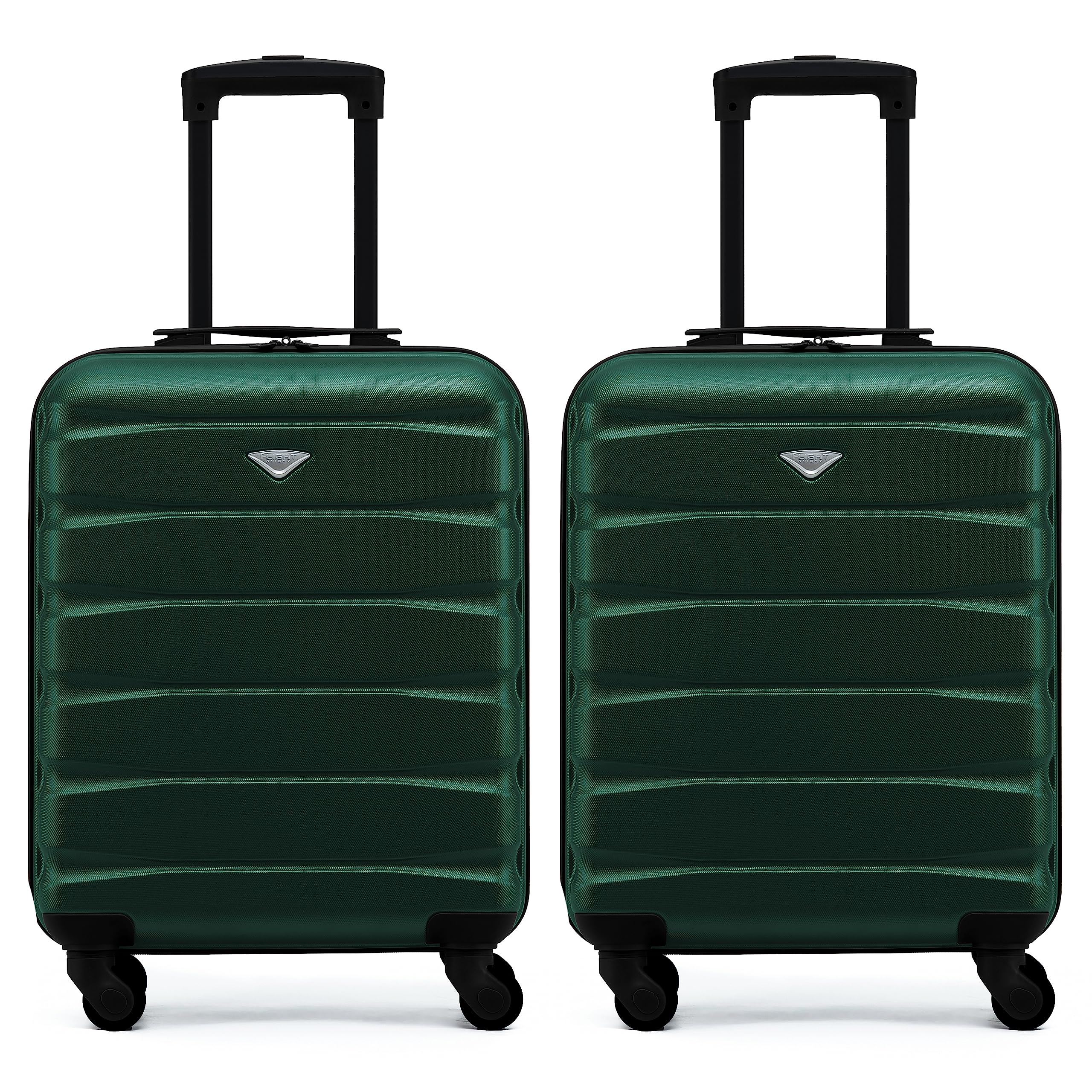 Flight Knight Suitcase Set of 2 Lightweight 4 Wheel ABS Hard Case Cabin Carry On Hand Luggage Approved for Over 100 Airlines Including easyJet, British Airways, Ryanair & Many More 55x35x20cm — view 81