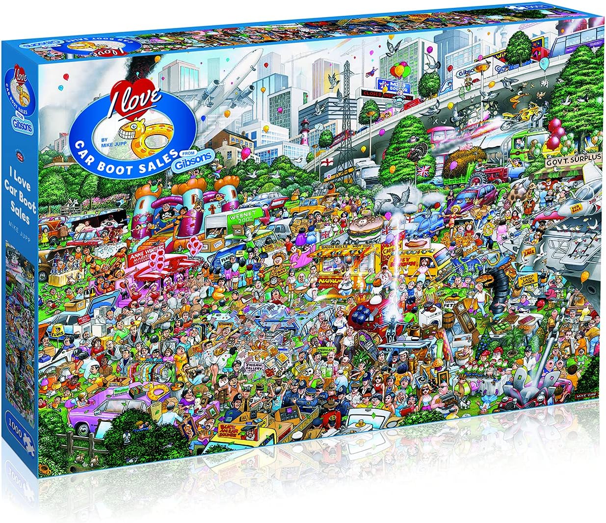 Gibsons Jigsaw Puzzle I Love Car Boot sales (1000 pieces) Amazon.co
