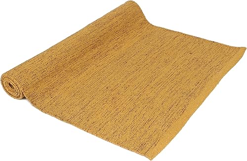 Miniatura 7 de KD Willmax Tapete de yoga de algodón hecho a mano de algodón orgánico con elementos naturales, tejido a mano, lavable, 100% orgánico, altamente