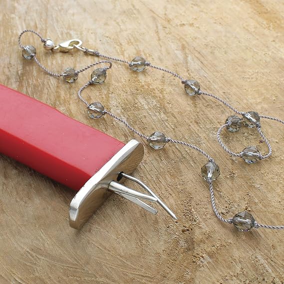 The Beadsmith EZ Knotting Tool | 6 Inches, Create Secure Knots, for Stringing Pearls and Other Beads